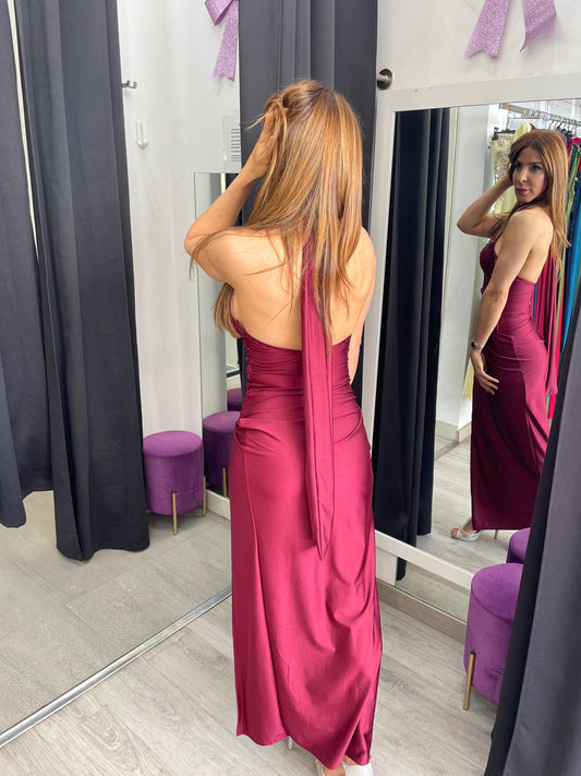 Vestido Gisela Burdeos