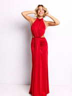 Vestido largo Kenia Rojo