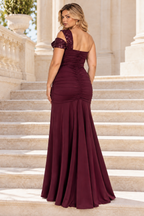 Vestido largo Fiama Burdeos