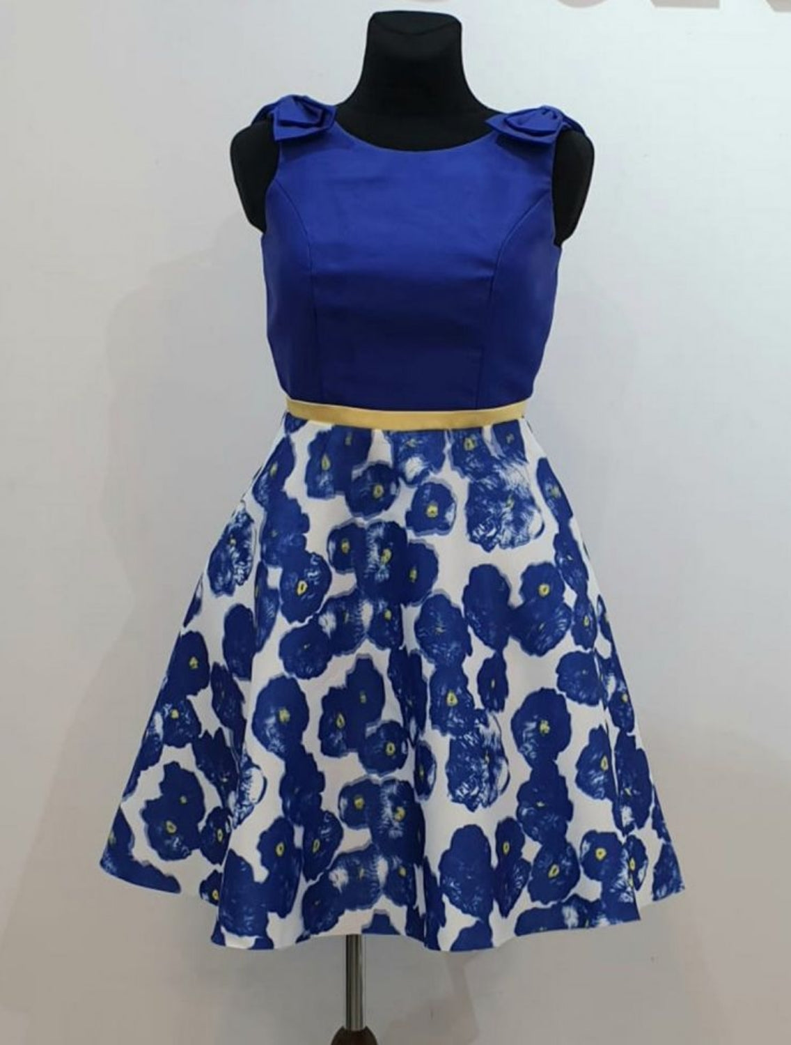 Vestido lazo azul image 0