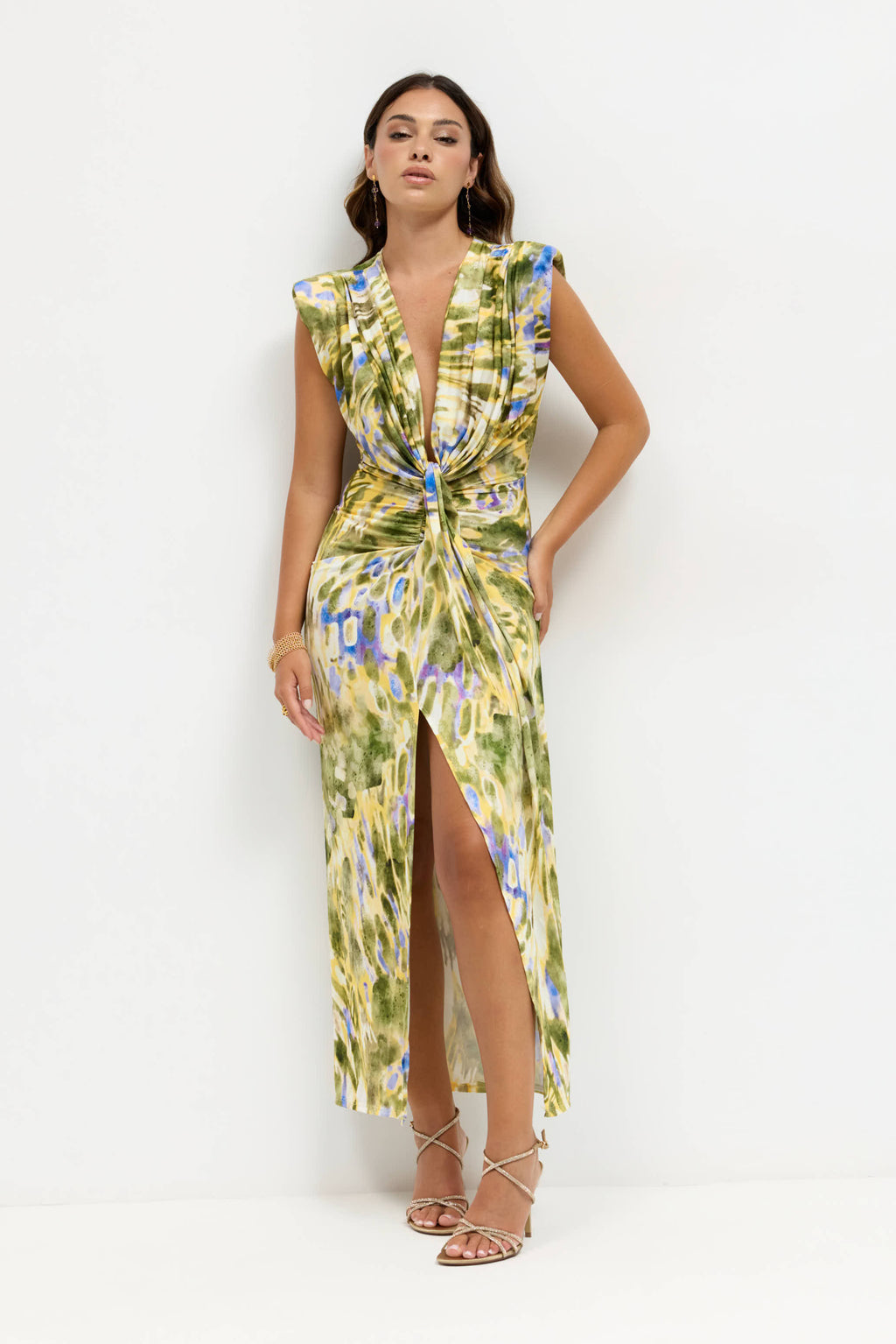 Alexandra largo midi Print
