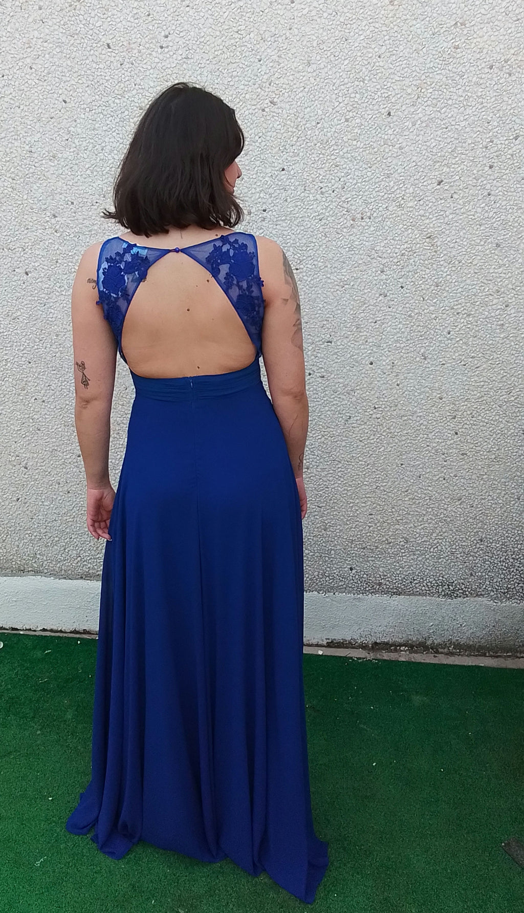Vestido Fayna azulón image 3