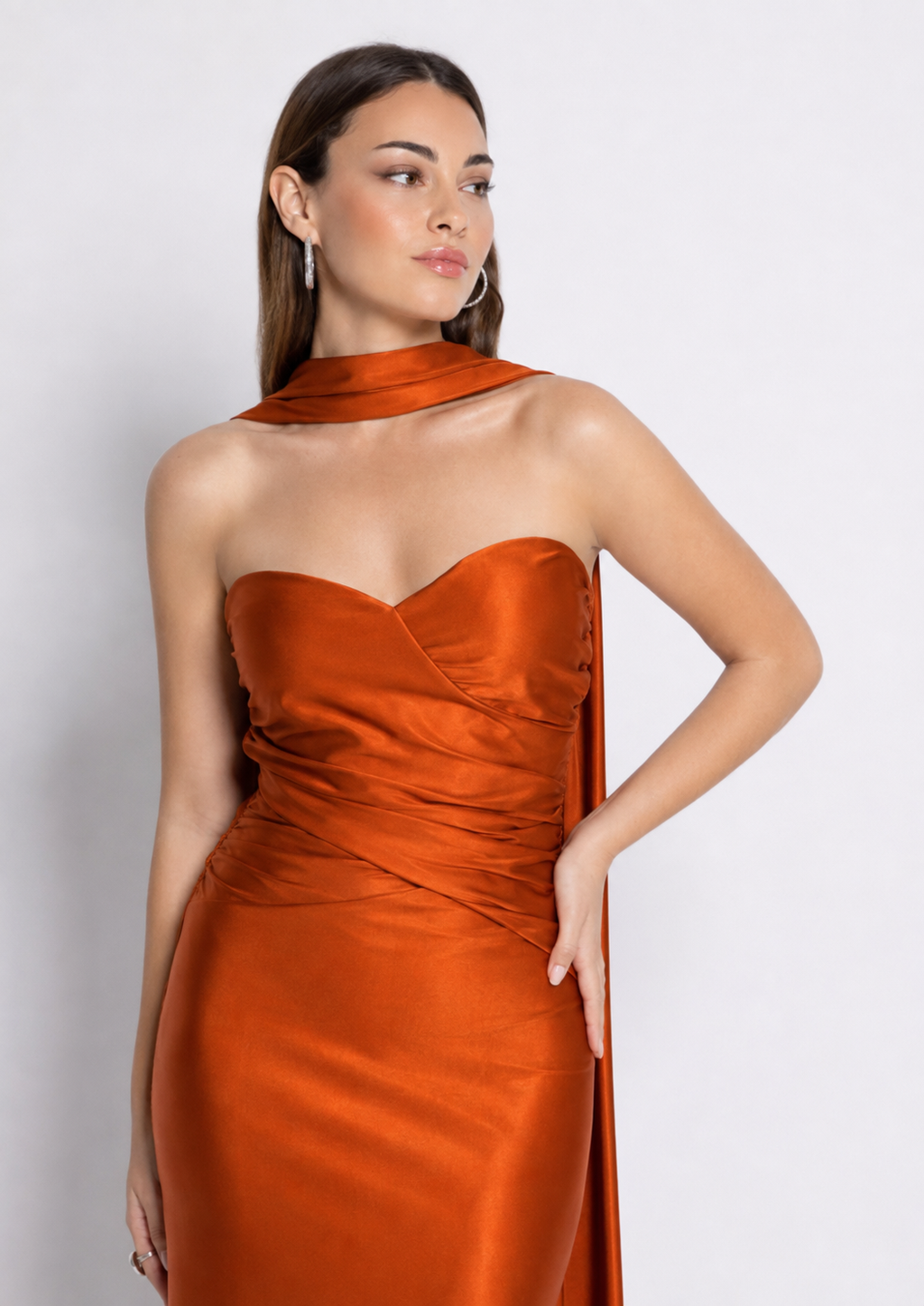Vestido largo Beberly Teja