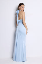Vestido largo Kareins licra +colores