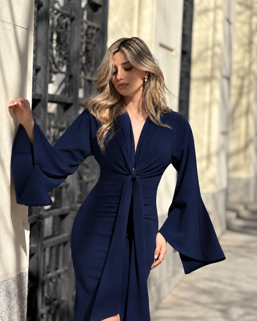 Vestido midi Noosa Marino