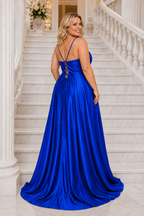 Vestido largo Cíes Azulón