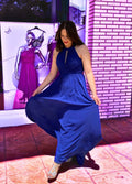 Vestido largo  Fabiola  Azulón  image 2