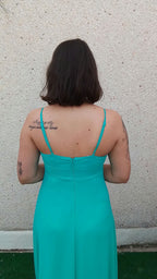 Vestido Yaiza Aguamarina  image 6