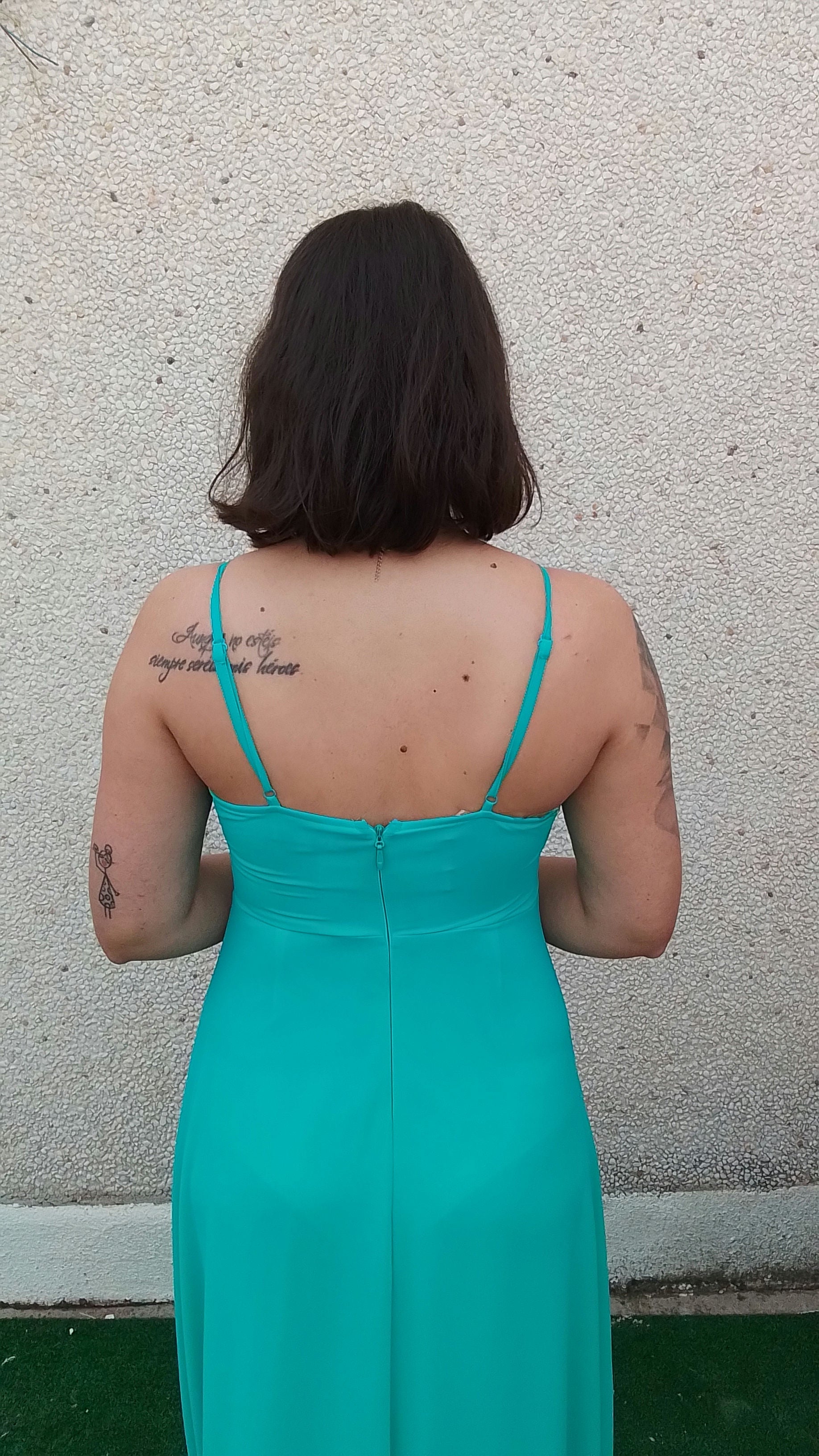 Vestido Yaiza Aguamarina  image 6