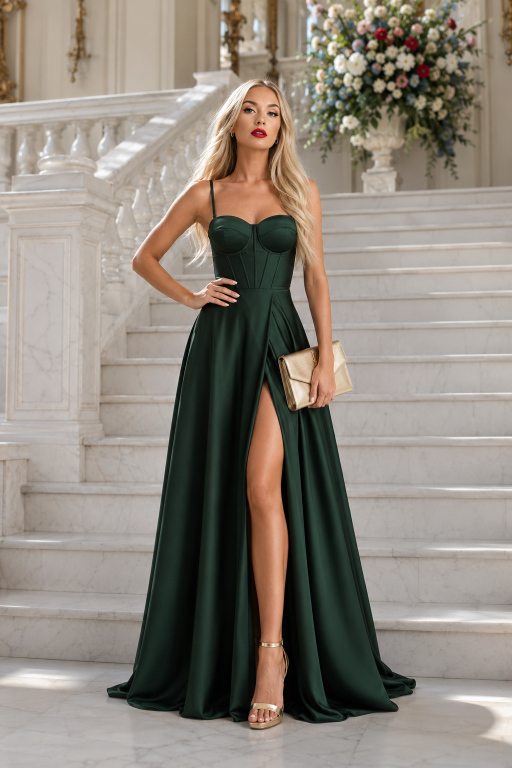 Vestido largo Ginebra botella