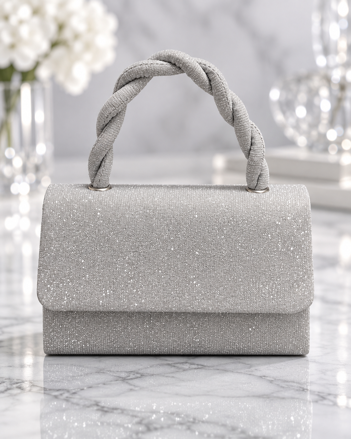 Bolso plata Coquette one
