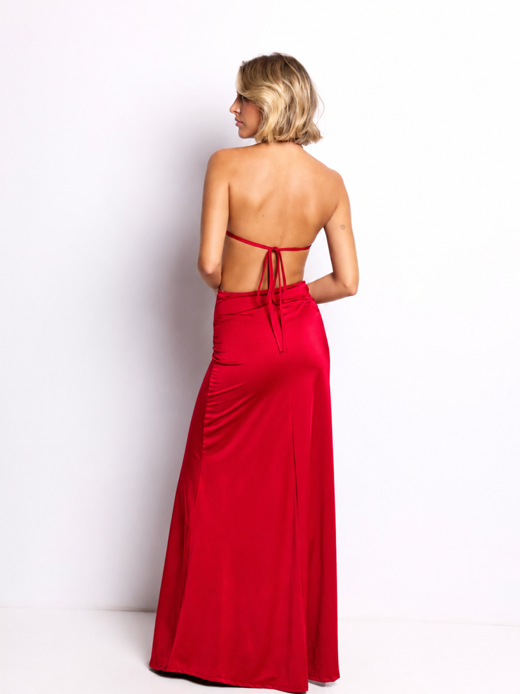 Vestido largo Kenia Rojo