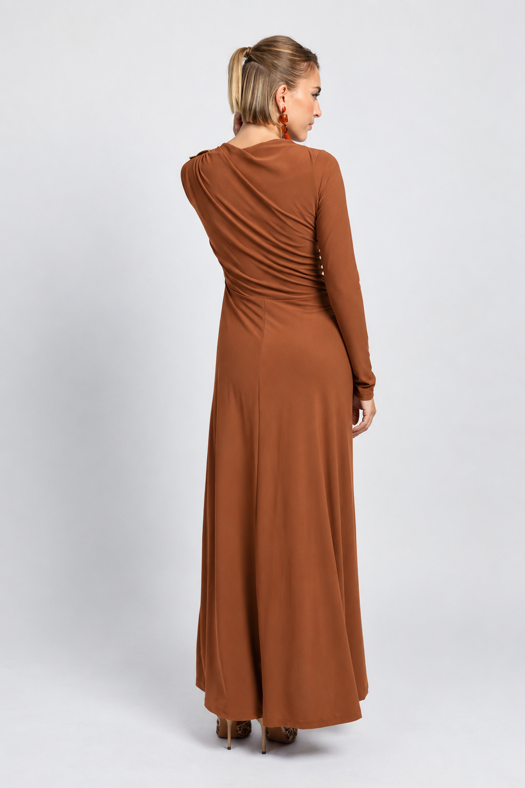 Vestido midi largo Elsa Teja