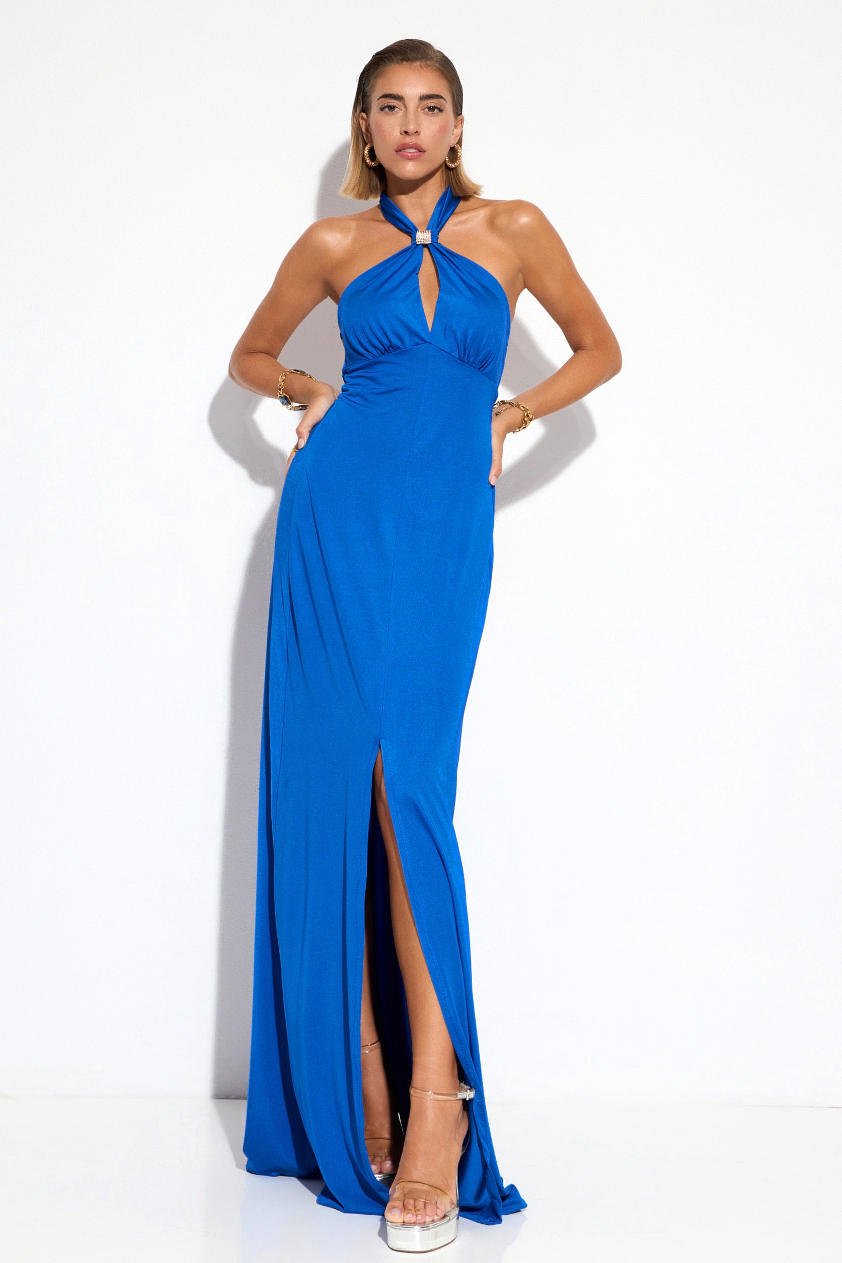 Vestido largo Serena Azulón  image 3
