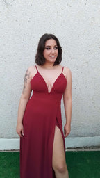 Vestido Yaiza Burdeos image 1