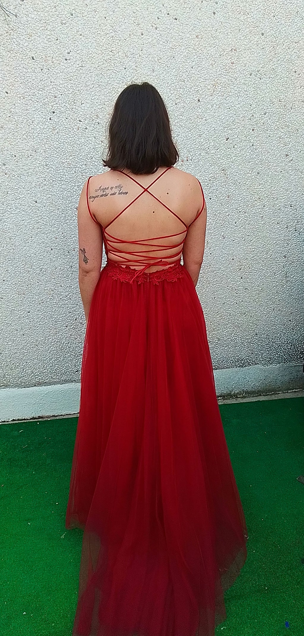 Vestido Miss Bliss  burdeos image 9