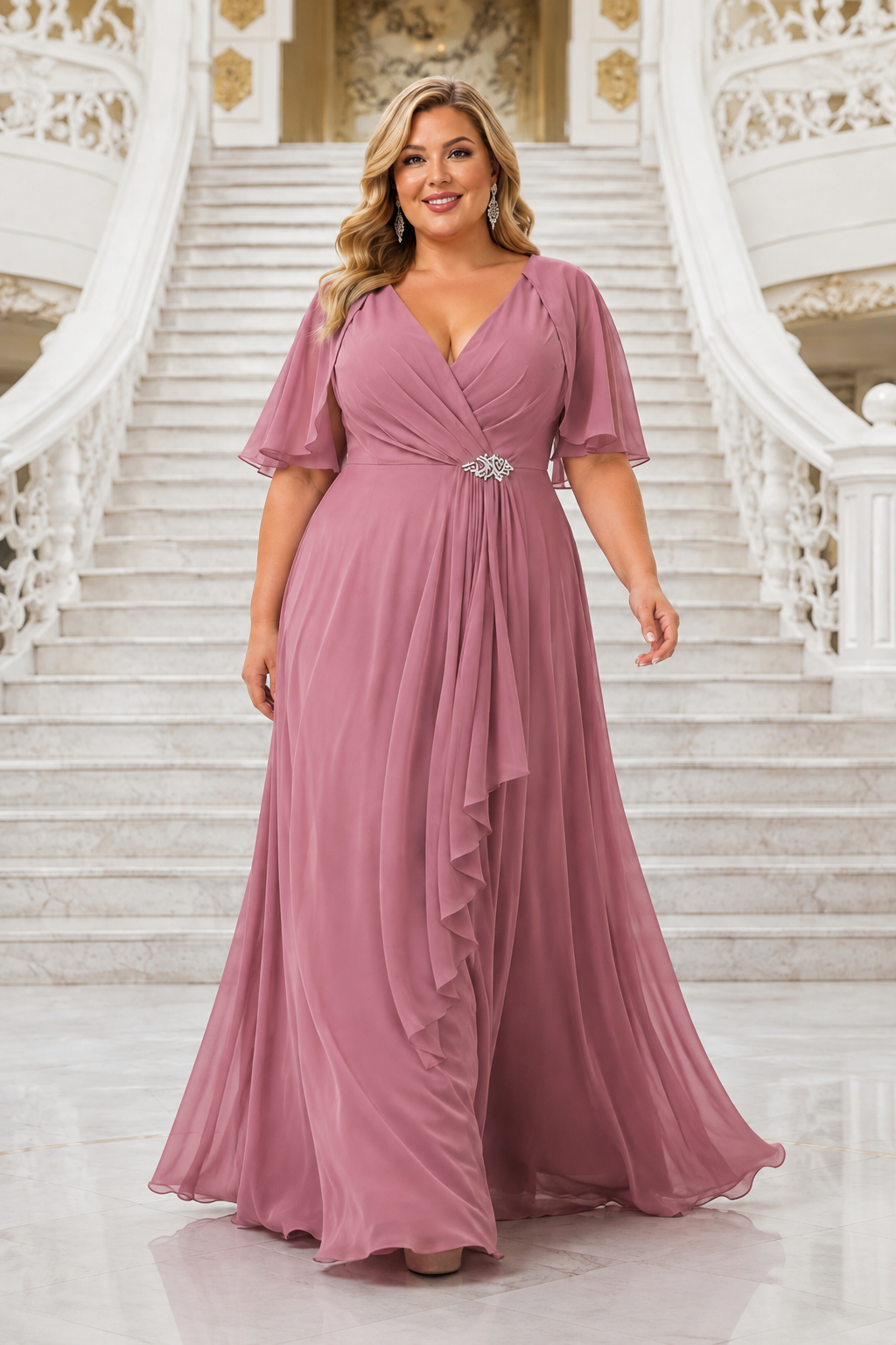 Vestido Ingrid TG Rosa