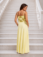 Vestido largo Belha Amarillo
