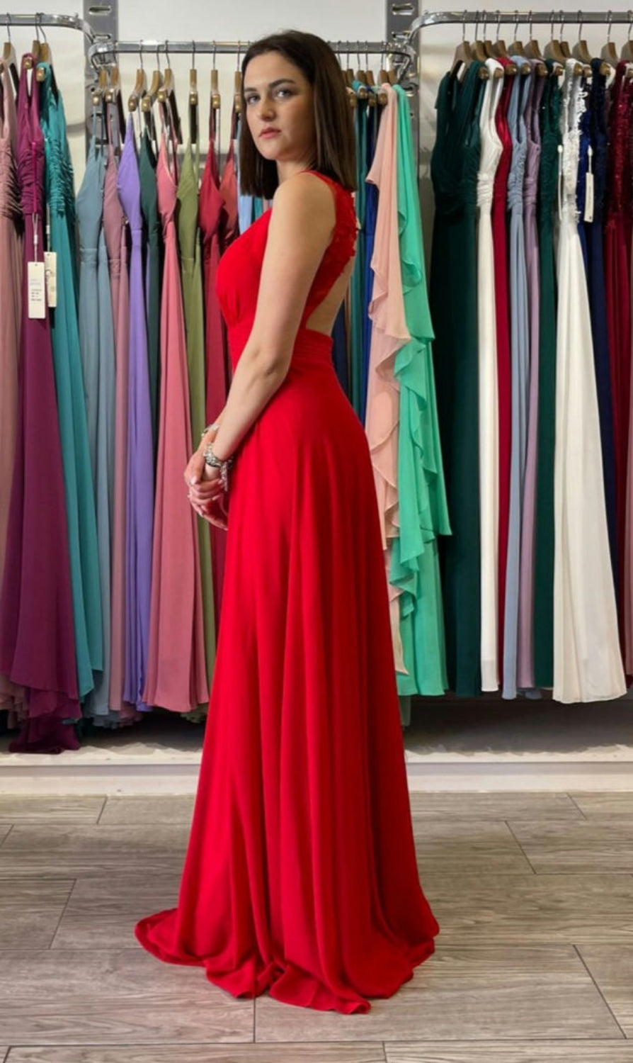 Vestido Fayna rojo image 1
