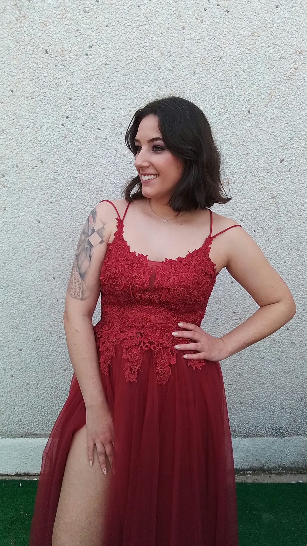 Vestido Miss Bliss  burdeos image 11