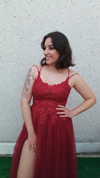 Vestido Miss Bliss  burdeos image 11