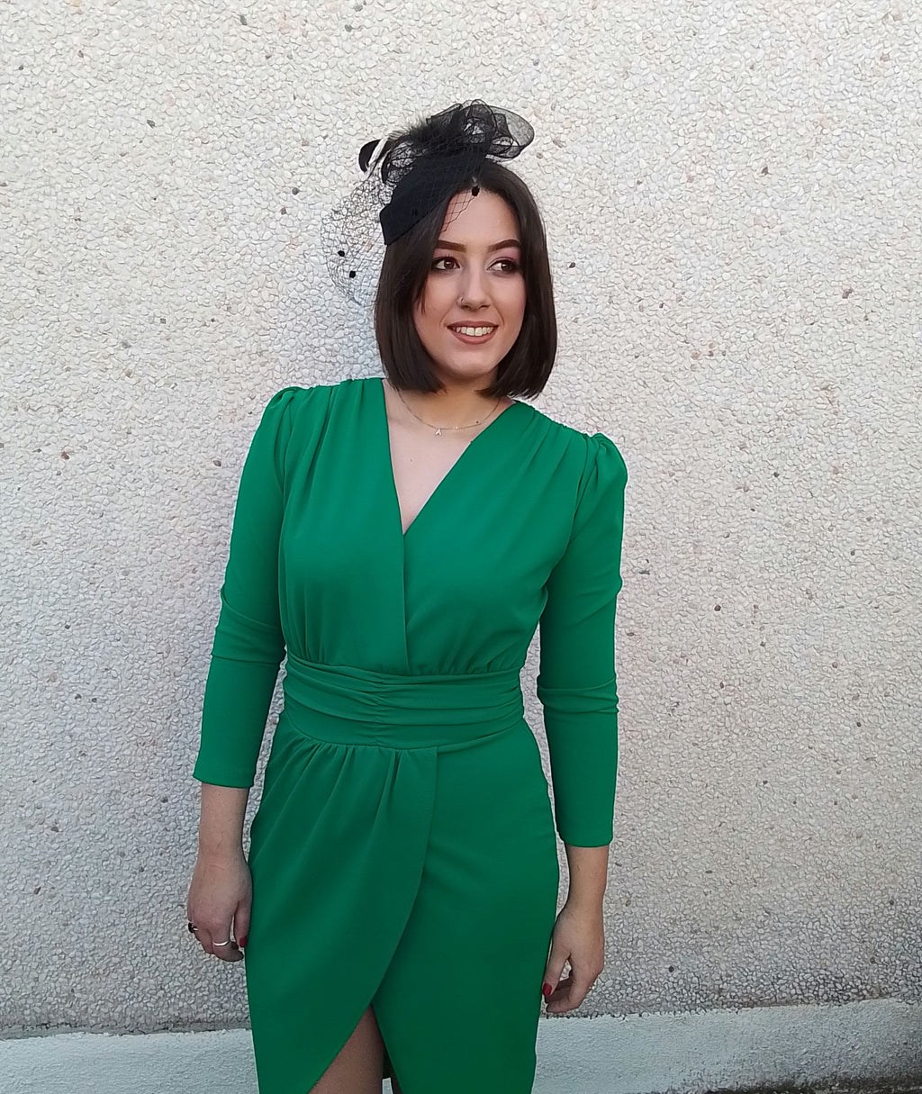 Vestido midi Xena verde image 2