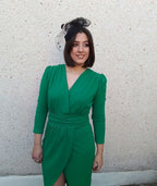 Vestido midi Xena verde image 2