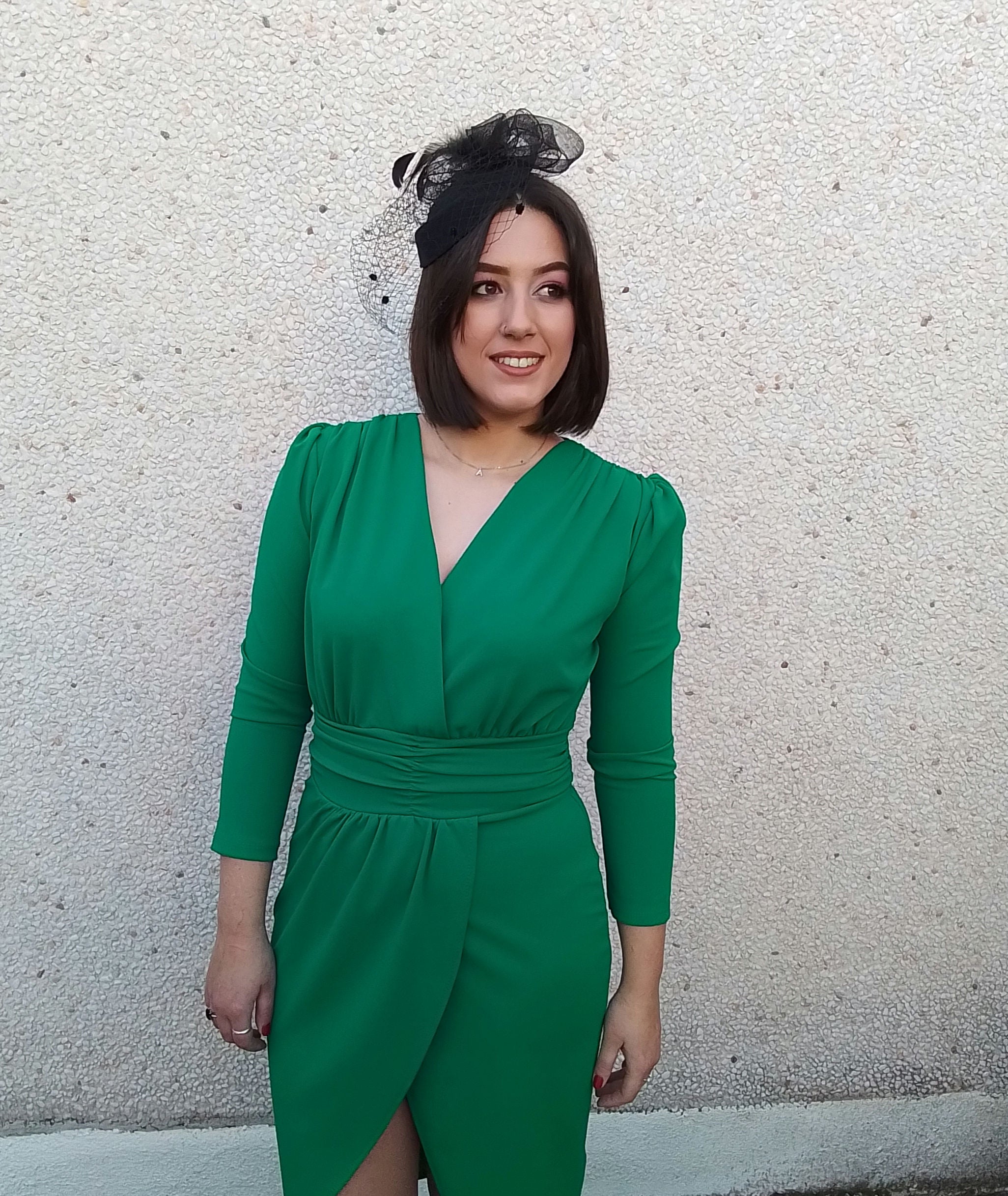 Vestido midi Xena verde image 2