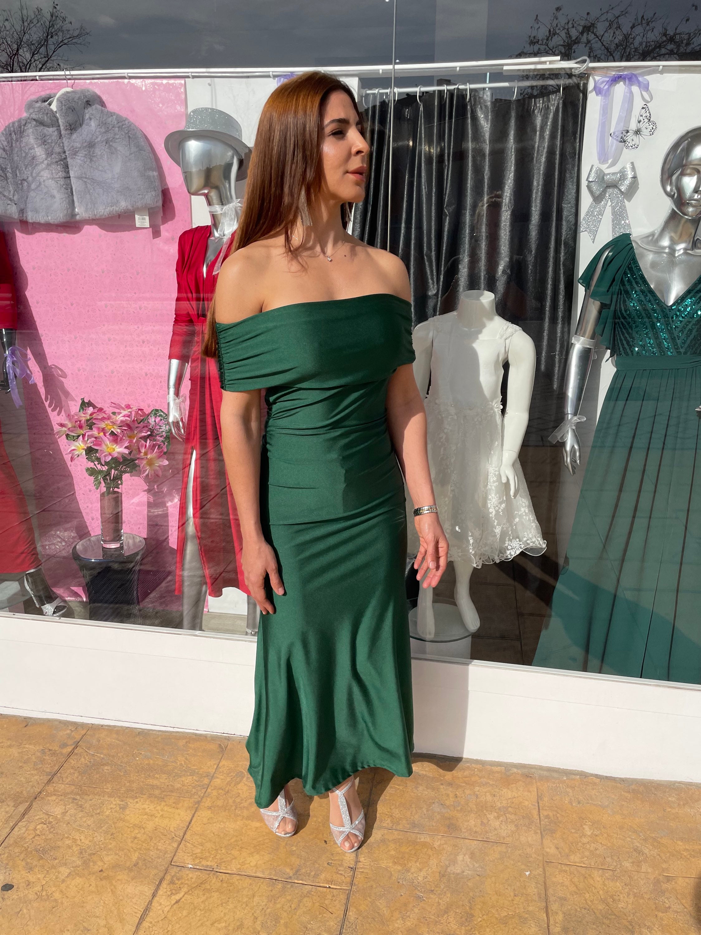 Vestido largo Alaia botella image 9