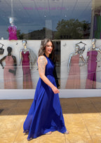 Vestido largo  Fabiola  Azulón  image 7
