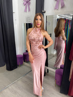Vestido largo Gisela Rosa + colores