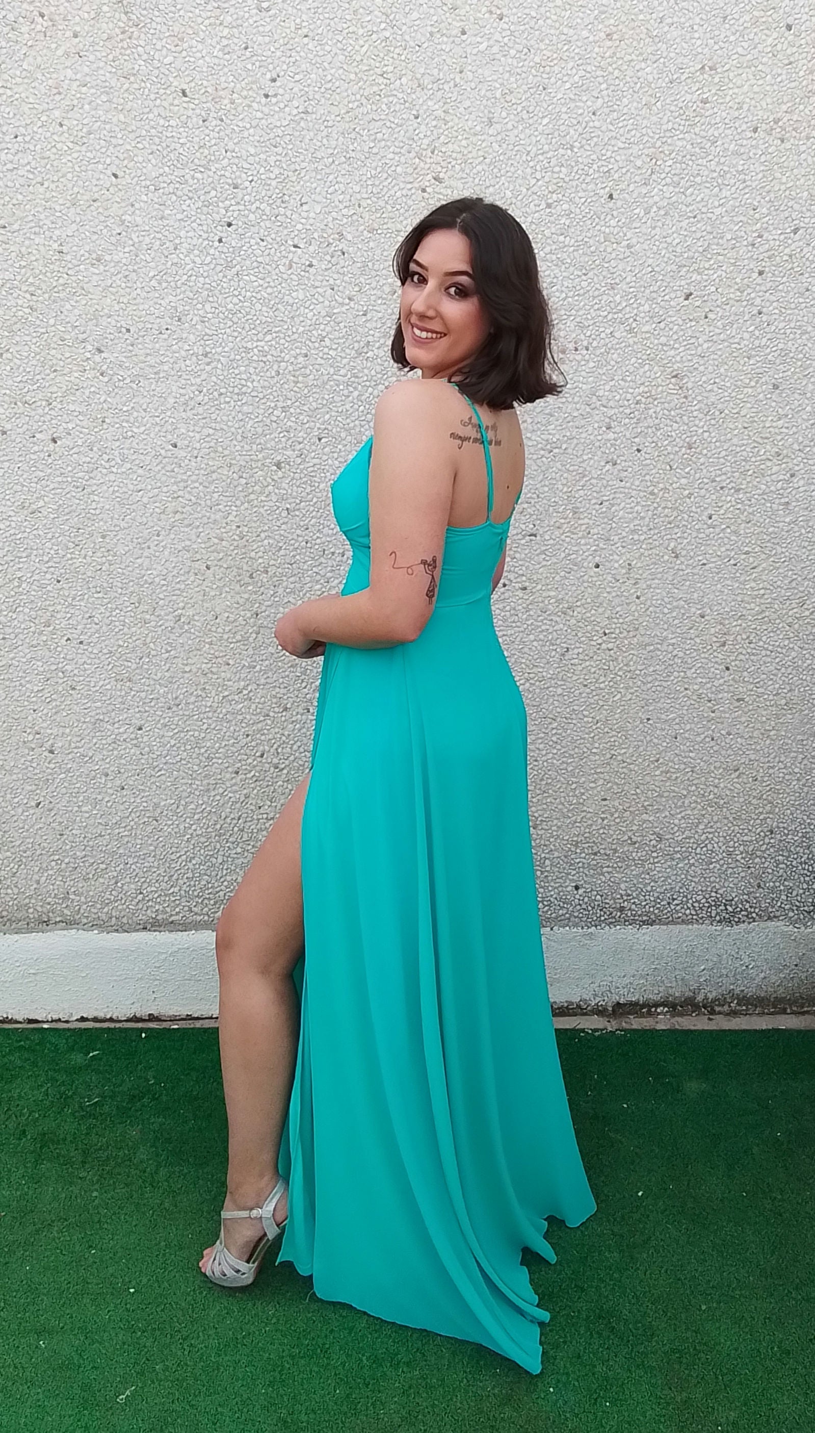 Vestido Yaiza Aguamarina  image 4