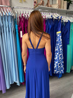 Vestido largo Suhaila azulón