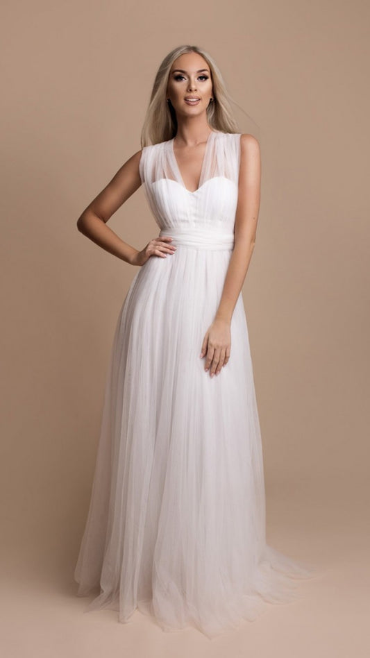 Vestido multiposición de tull image 0