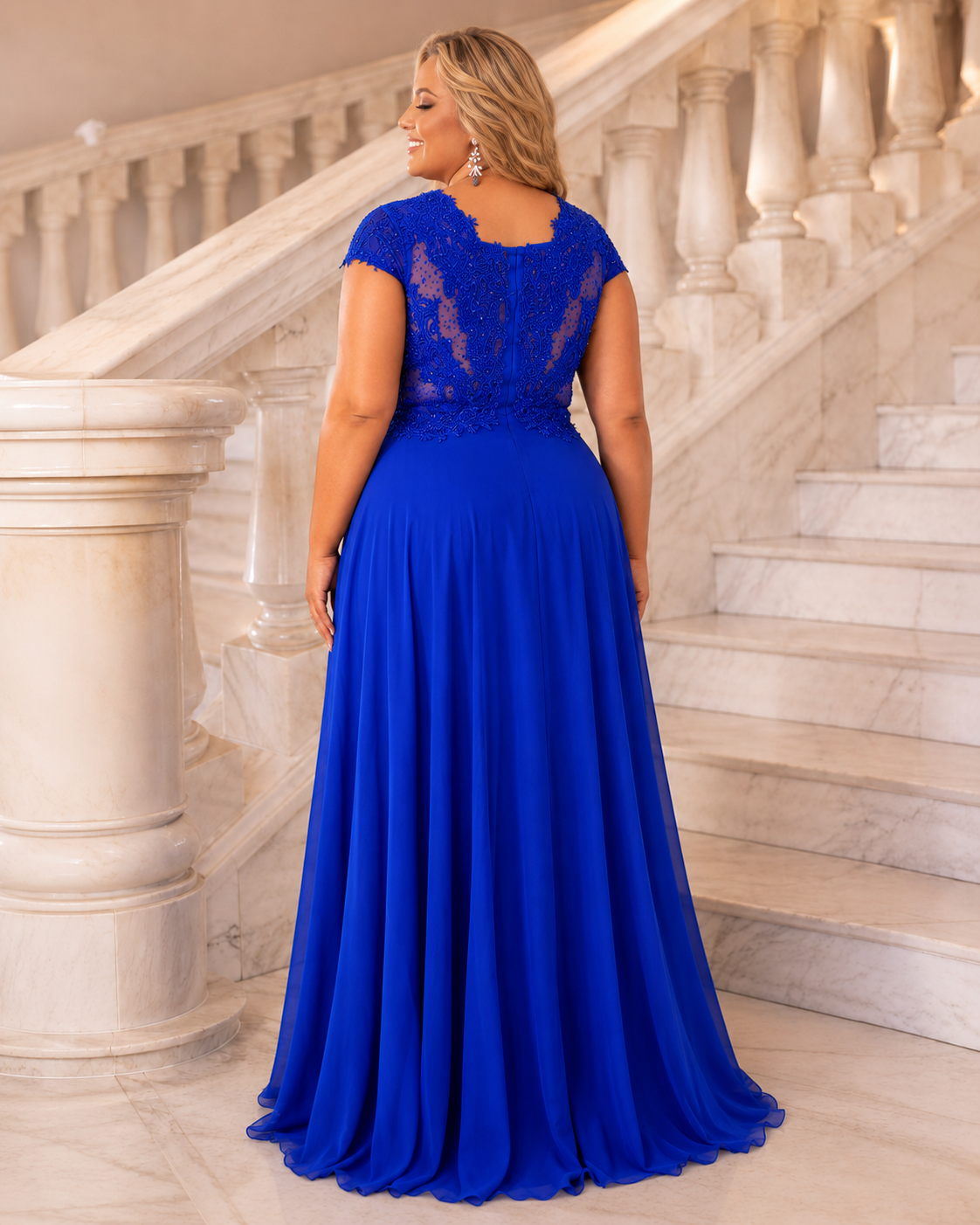Vestido largo TG Italia Rosa malva