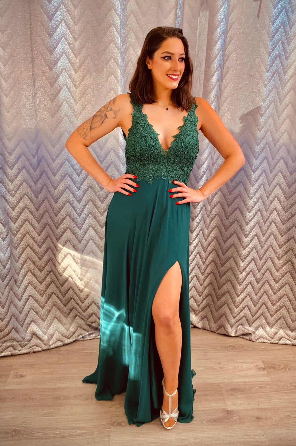 Vestido largo Eda blanco novia