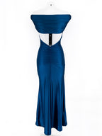 Vestido largo Alaia petróleo  image 14