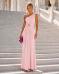 Vestido largo Celine Rosa