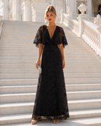 Vestido largo Duna Negro