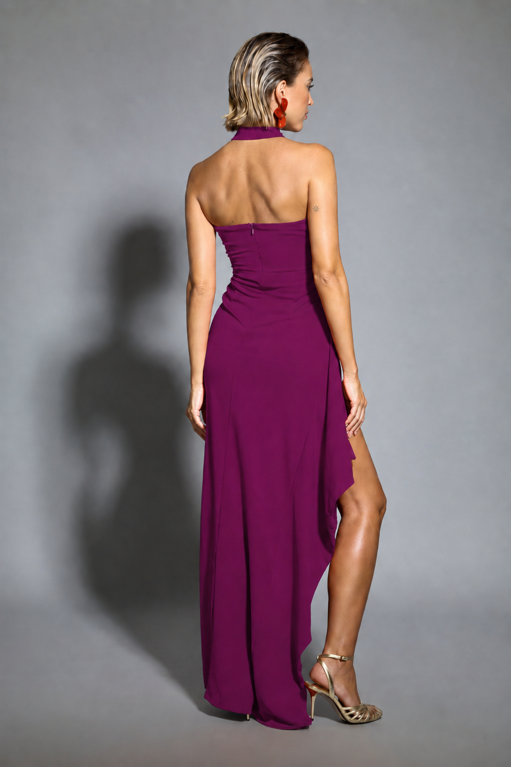 Vestido largo Sidney Cereza