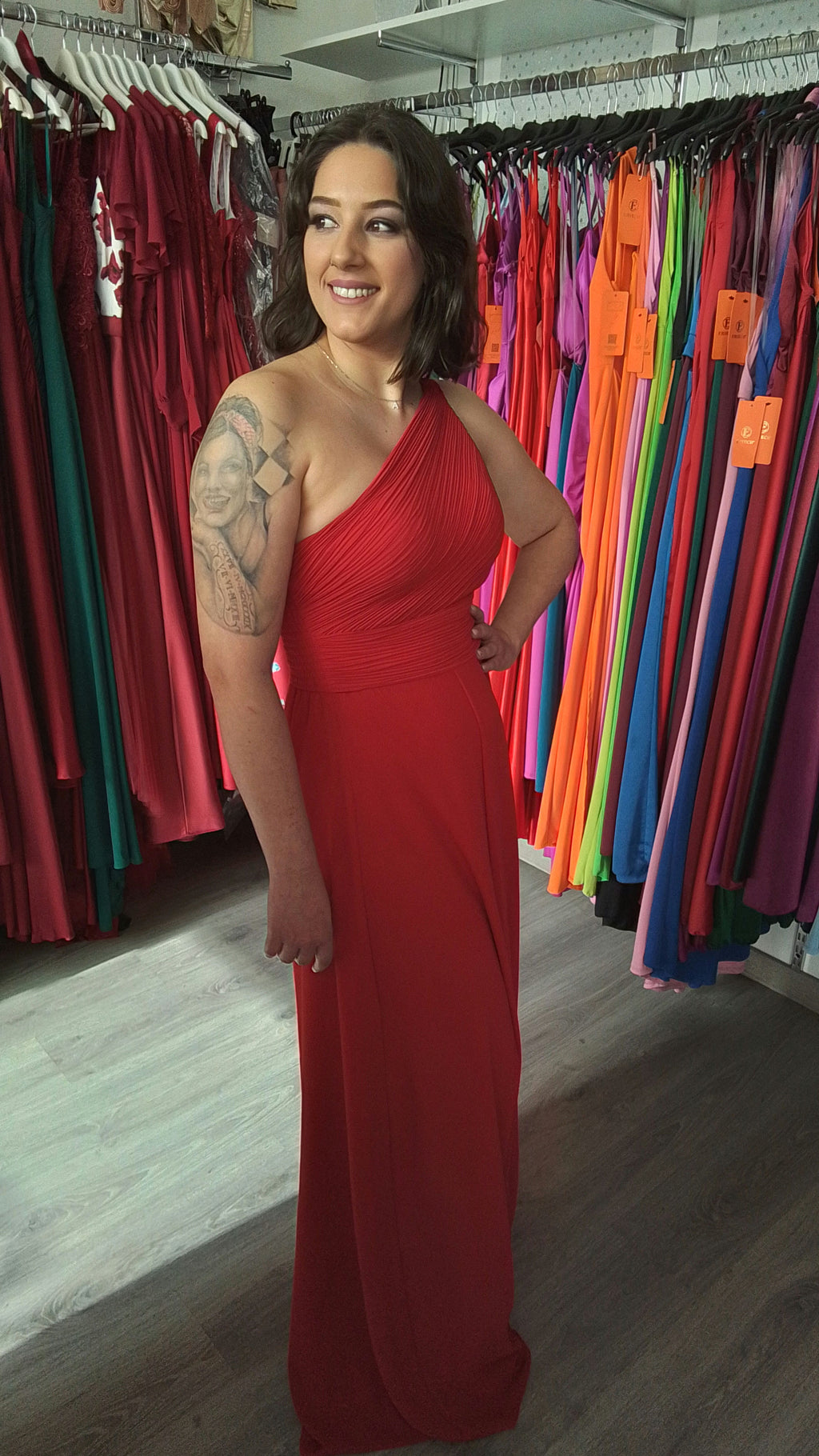 Vestido Ithaisa Air  rojo image 5