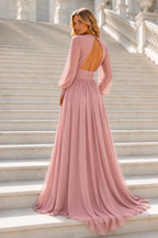 Vestido largo Kiah Rosa