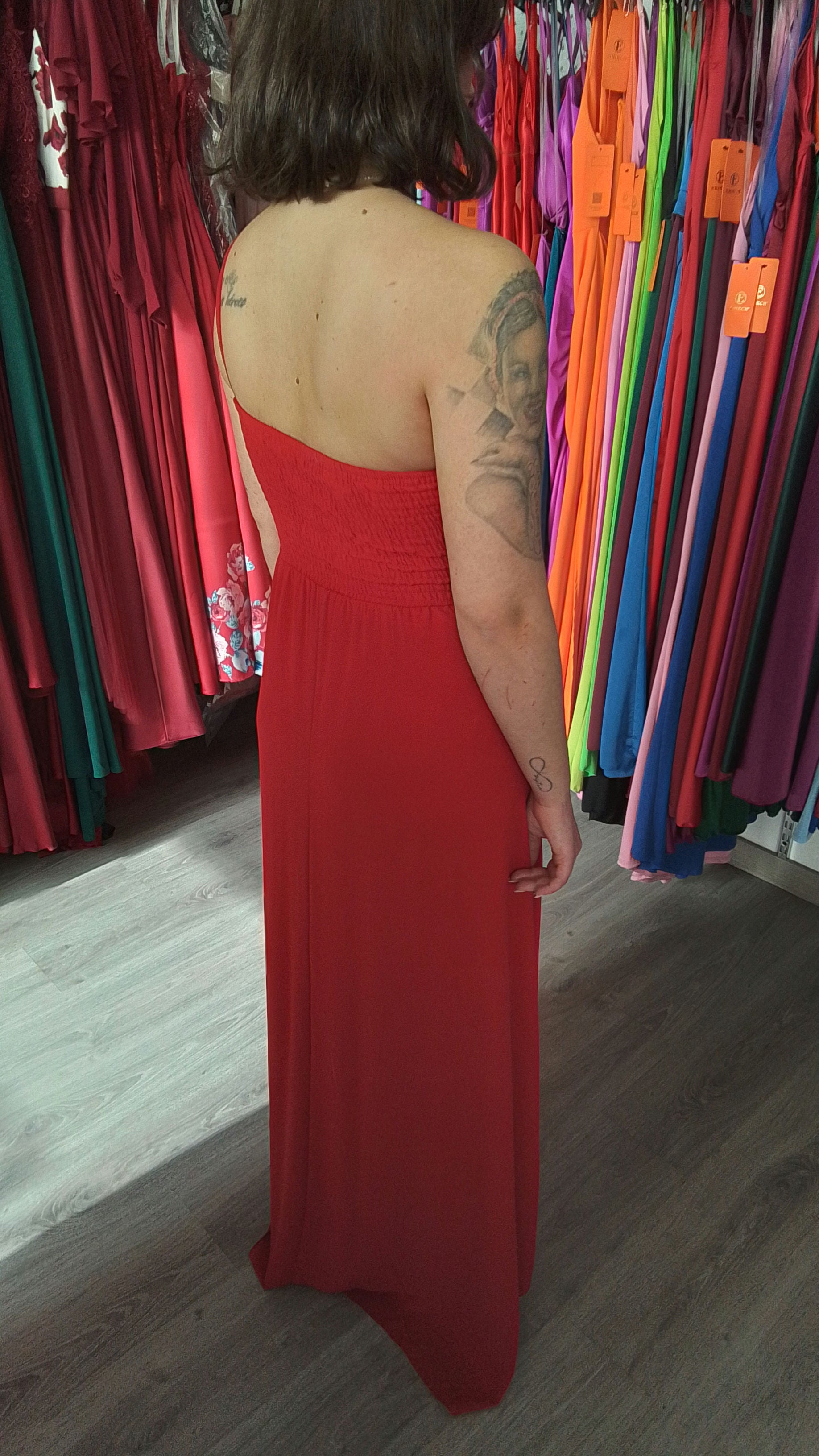 Vestido Ithaisa Air  rojo image 14