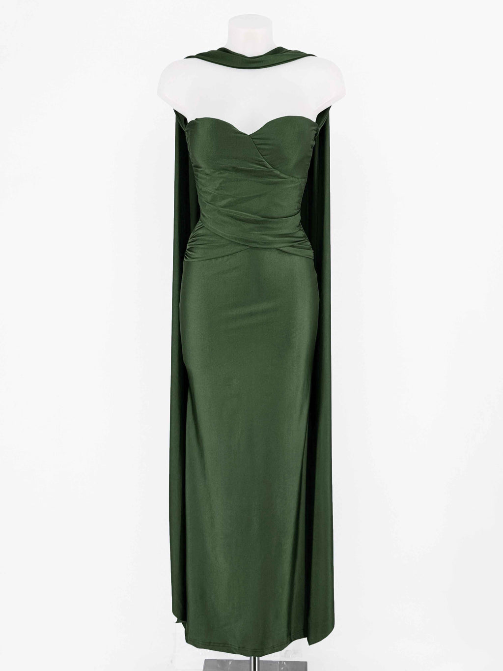 Vestido largo Beberly Kaki