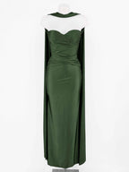 Vestido largo Beberly Kaki