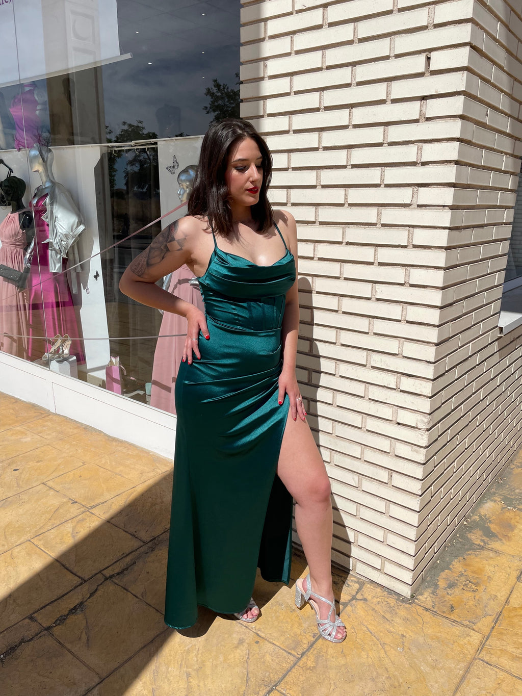 Vestido largo Sxia azulón  image 12