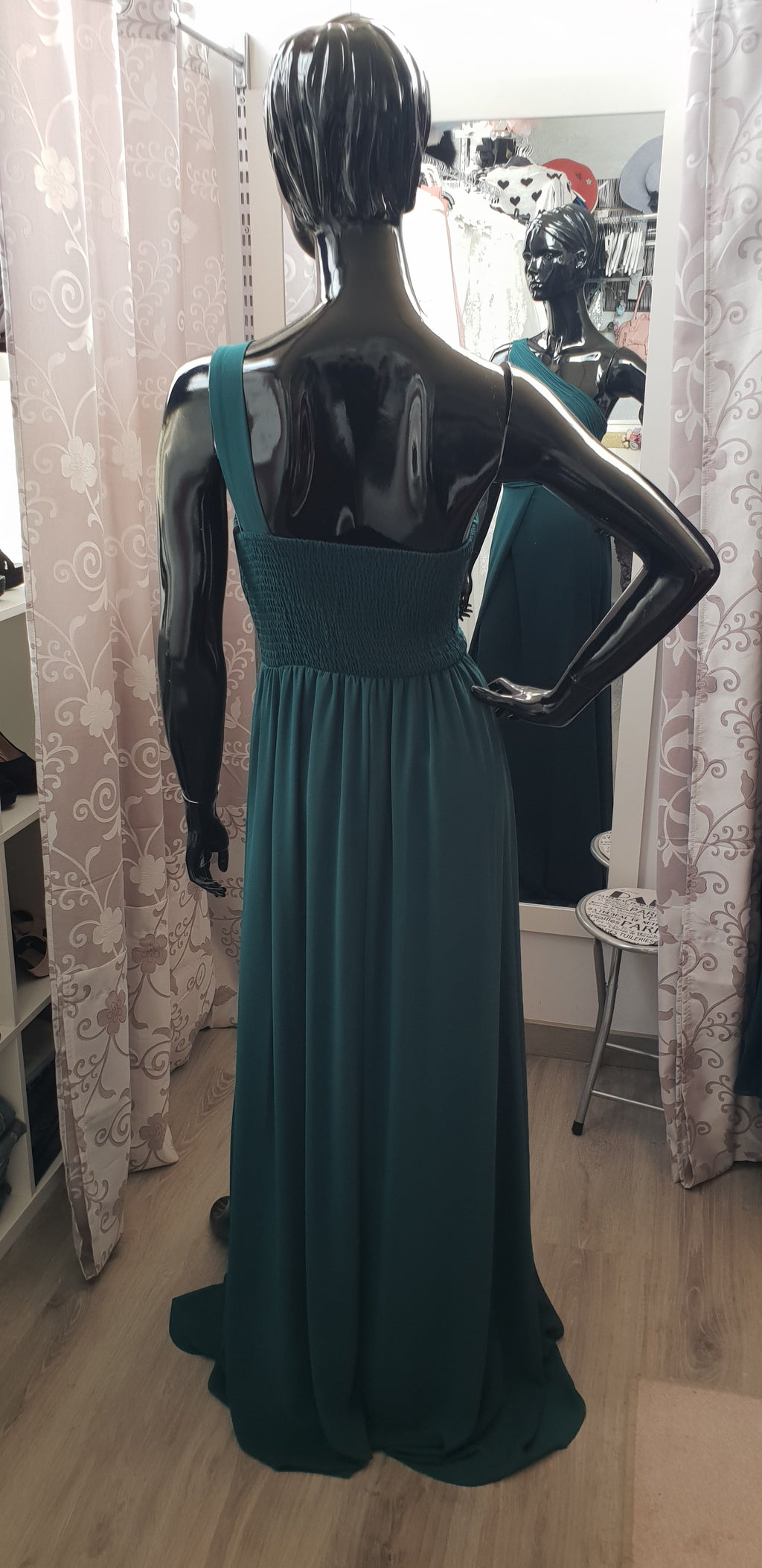 Vestido Ithaisa Air Verde botella image 2