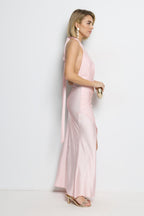 Vestido largo Ara rosa