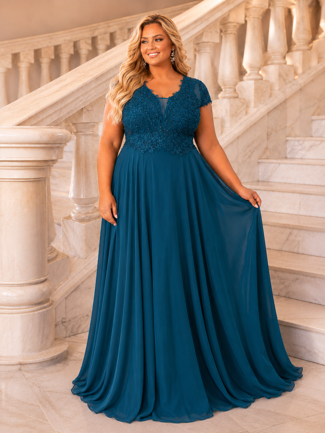 Vestido largo TG Italia Petròleo
