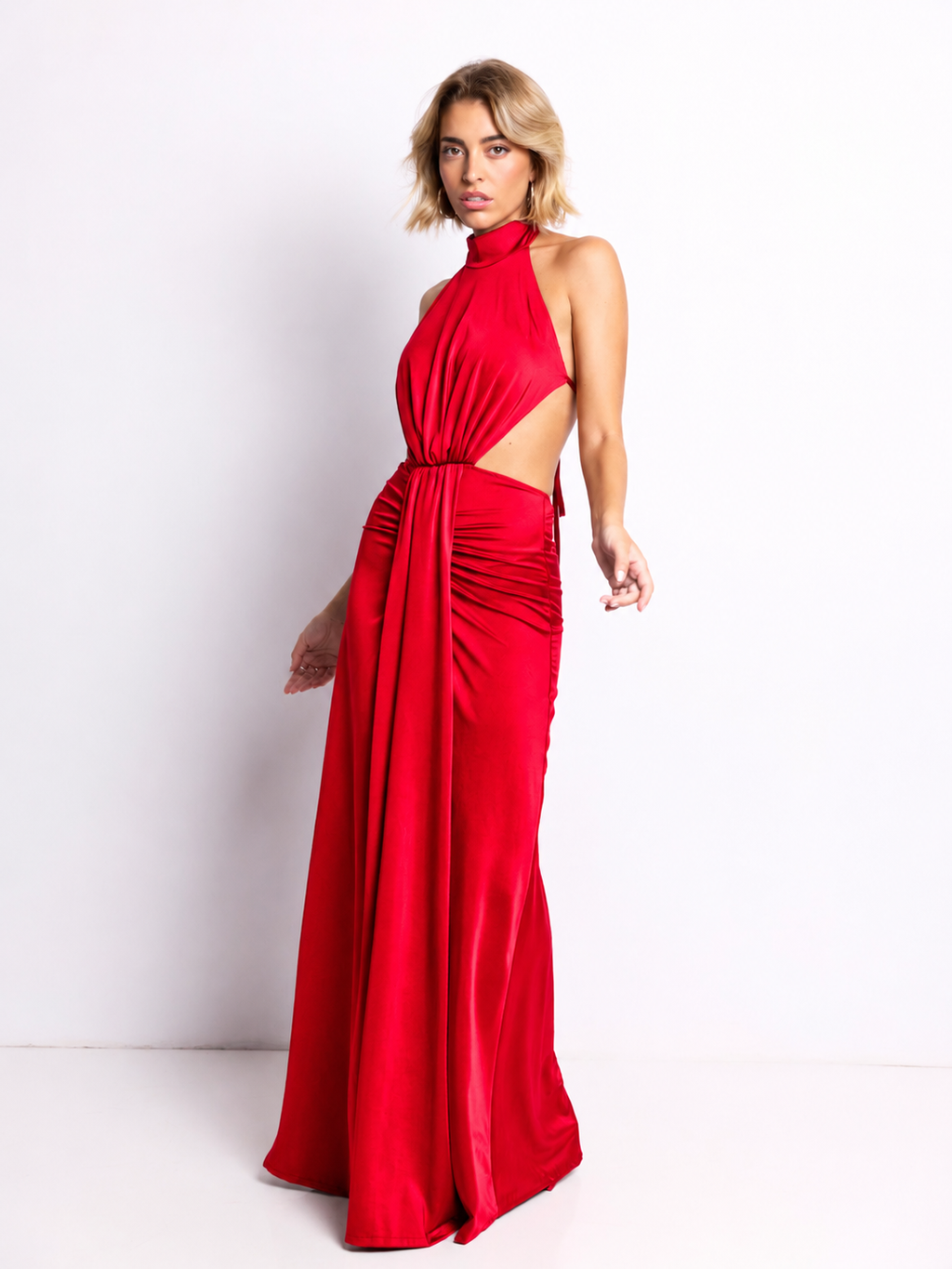 Vestido largo Kenia Rojo